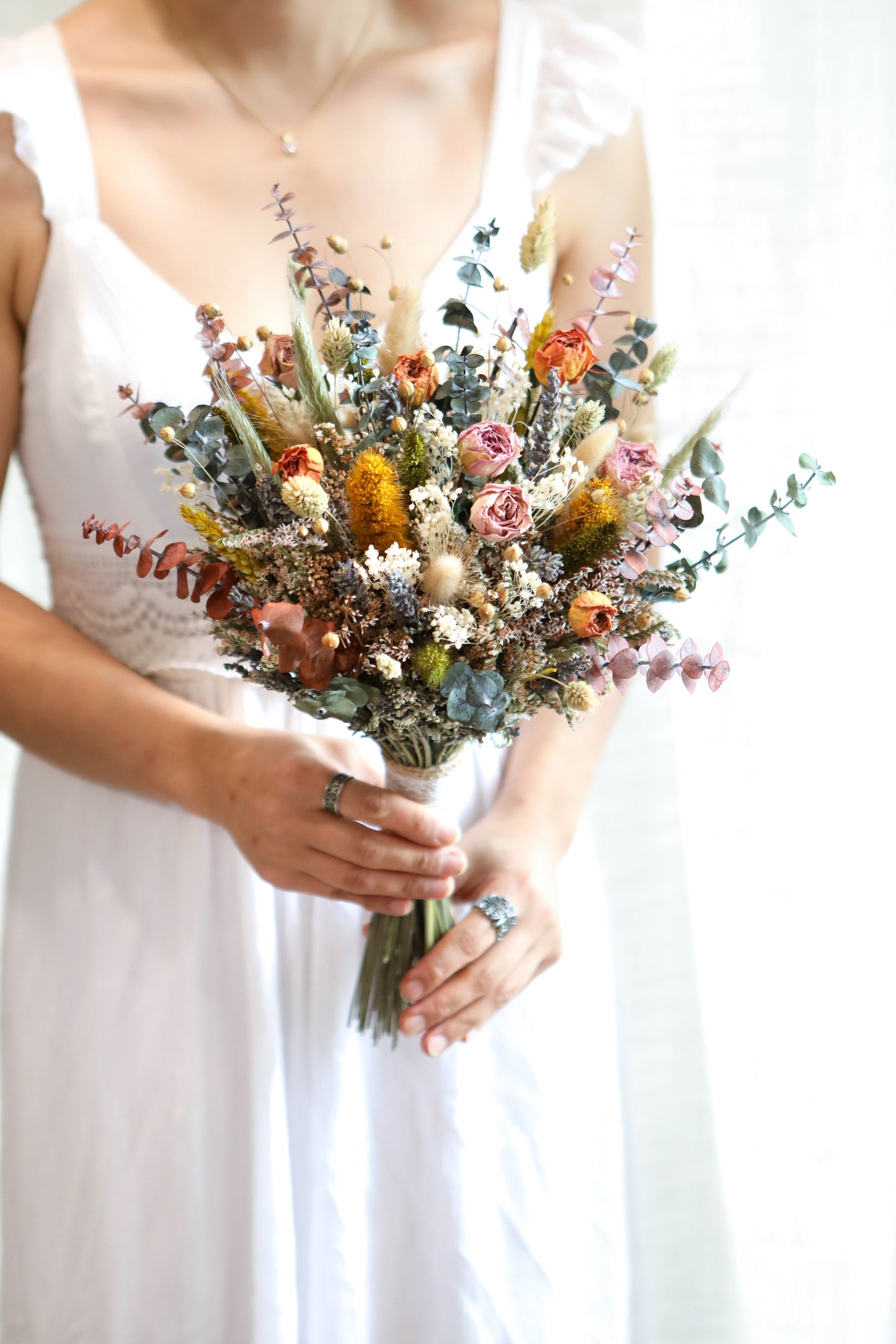 Earth Tone Dried Bouquet