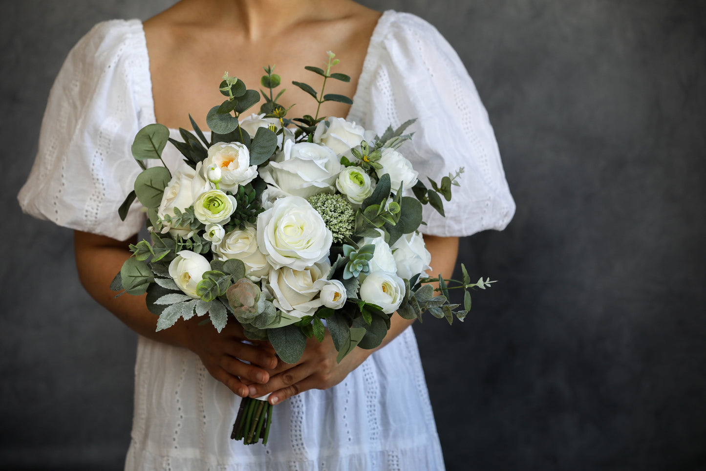 White Ranunculus Bouquet