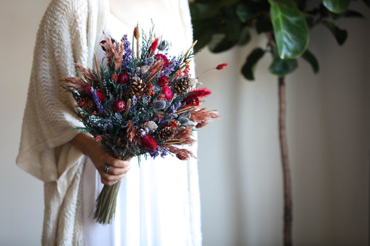 Jewel Burgundy Winter Bouquet