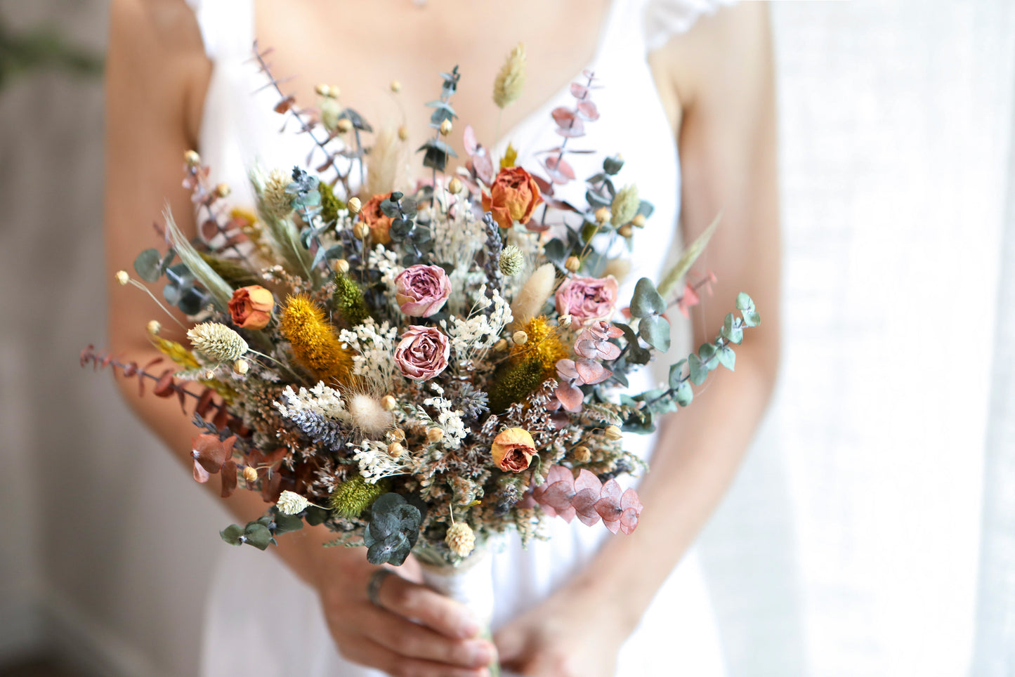 Earth Tone Dried Bouquet