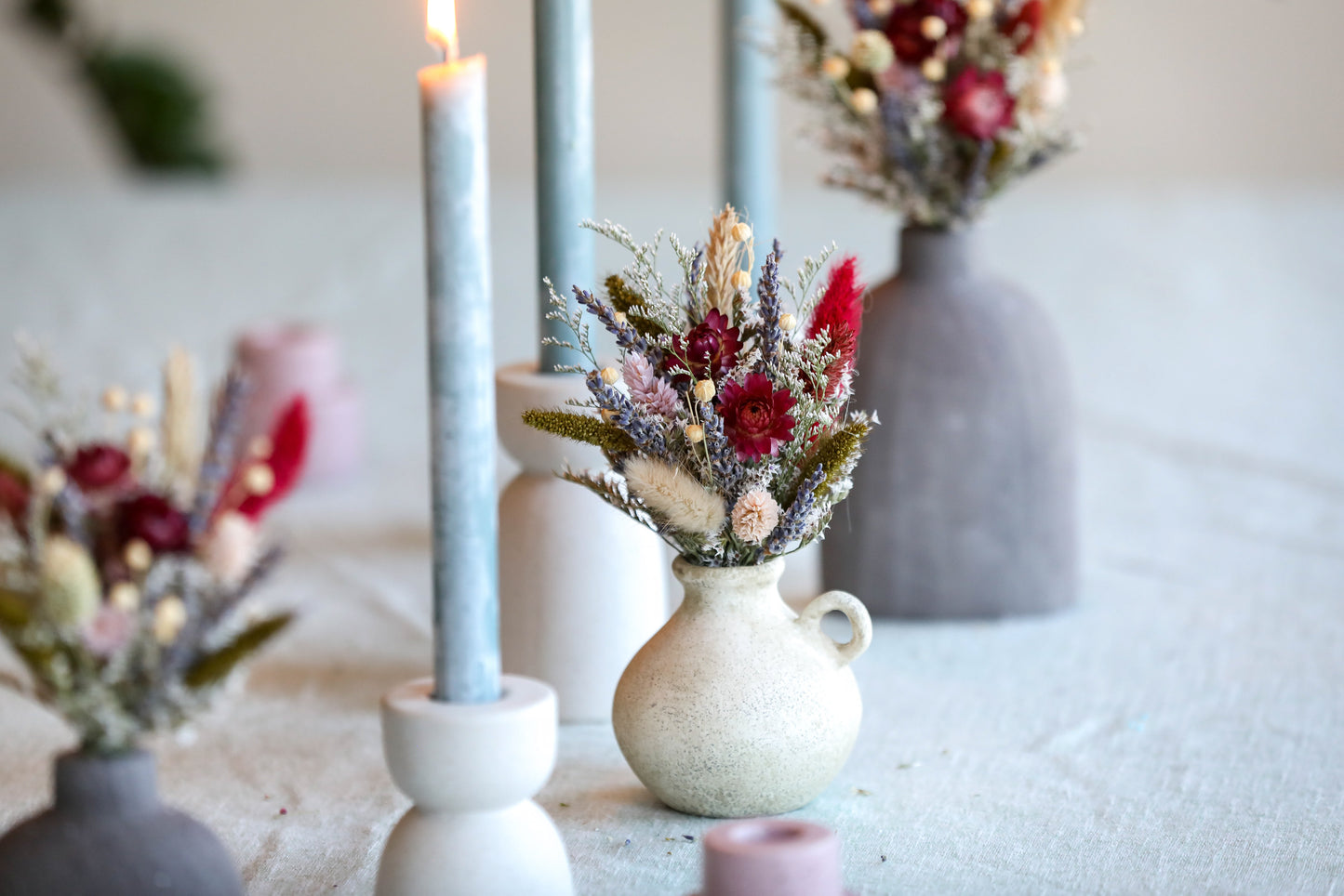 Autumn Burgundy & Lavender Bouquet