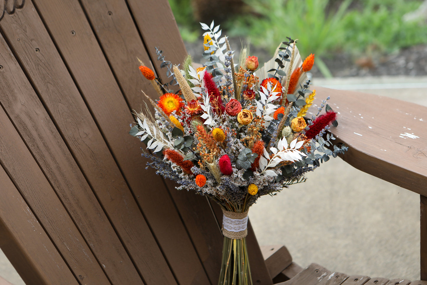 Rust Orange Boho Bouquet