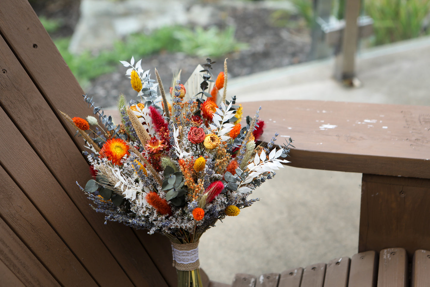 Rust Orange Boho Bouquet