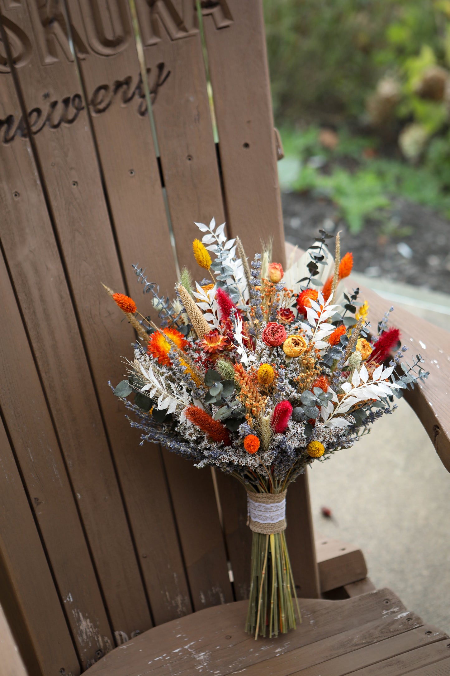 Rust Orange Boho Bouquet