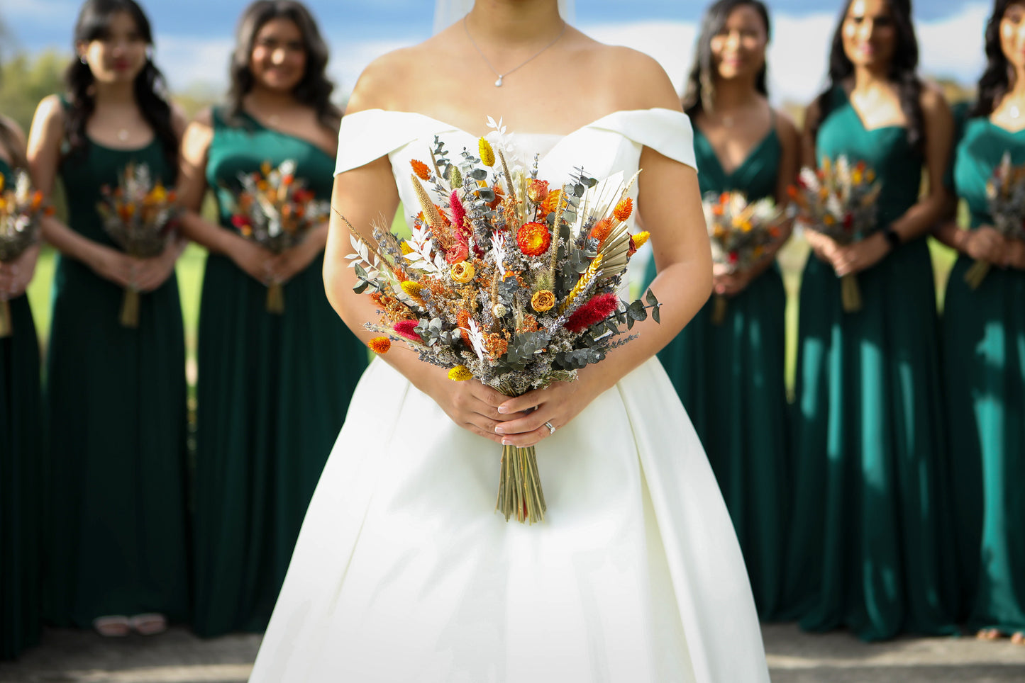 Rust Orange Boho Bouquet