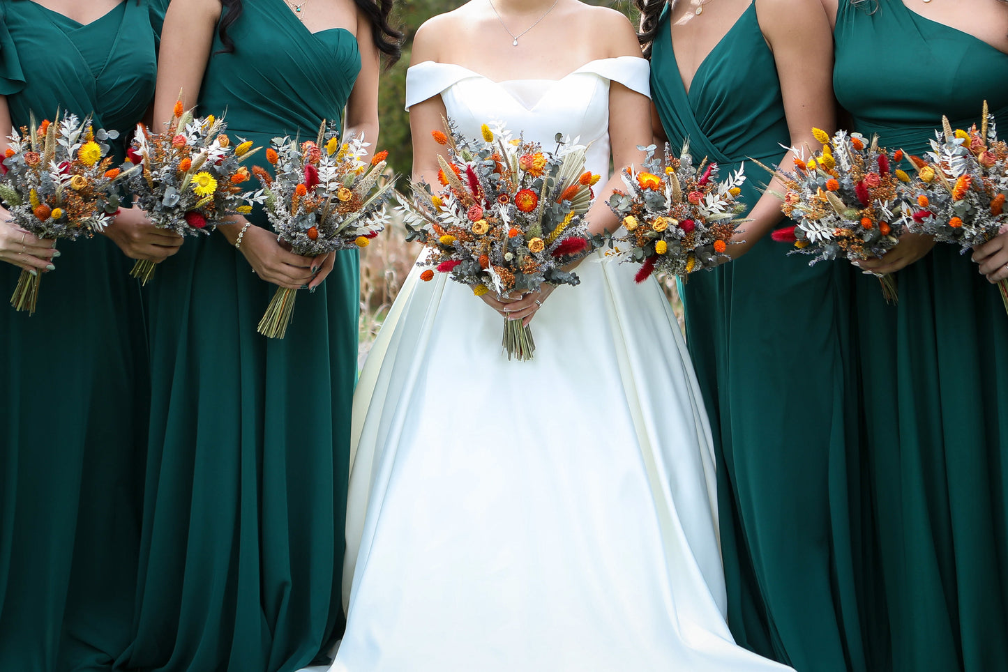 Rust Orange Boho Bouquet