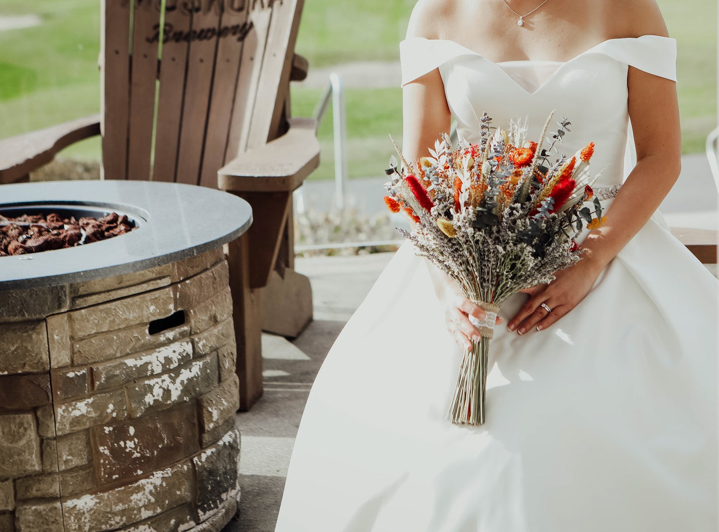 Rust Orange Boho Bouquet