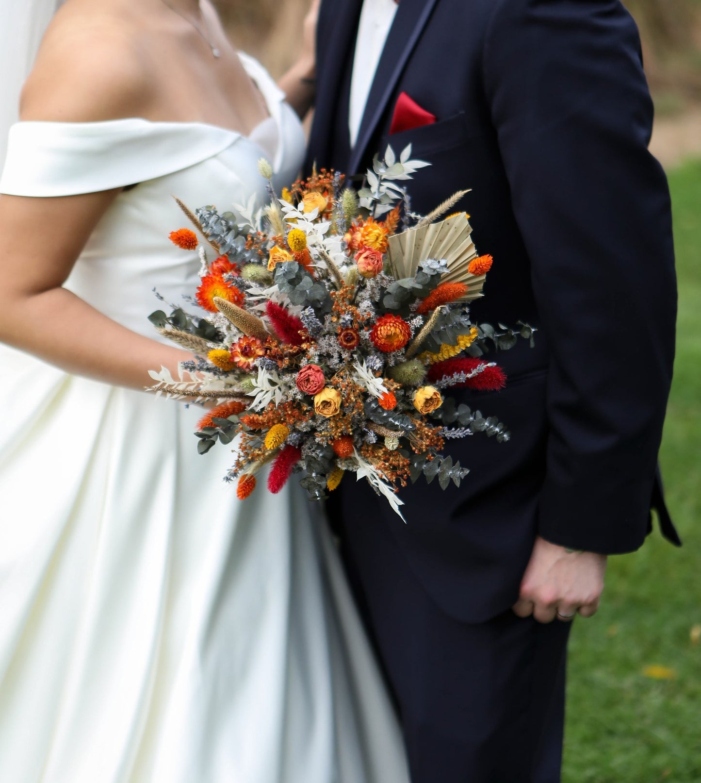 Rust Orange Boho Bouquet