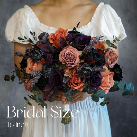 Dark Purple Terracotta Bouquet