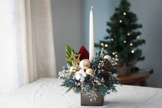 Christmas Star Candle Centerpiece