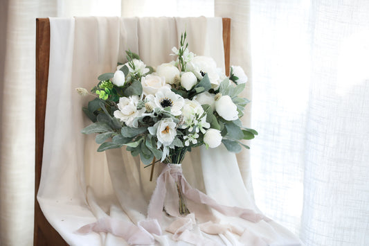 Anemone Silk Flowers Bouquet