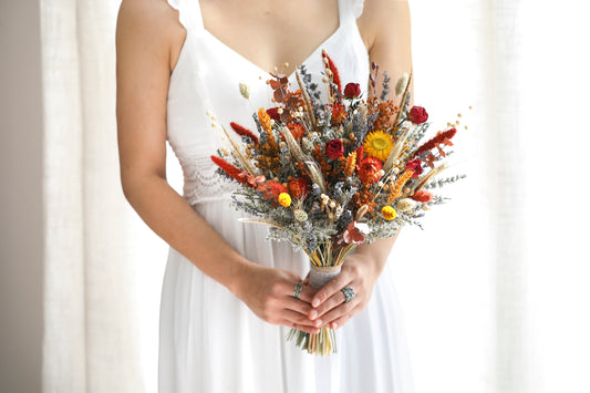 Burnt Orange Boho Bouquet