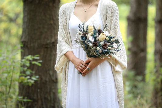 Winter Dried Flowers Bouquet