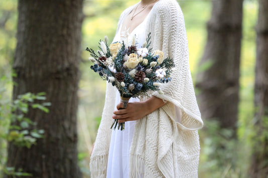 Winter Dried Flowers Bouquet