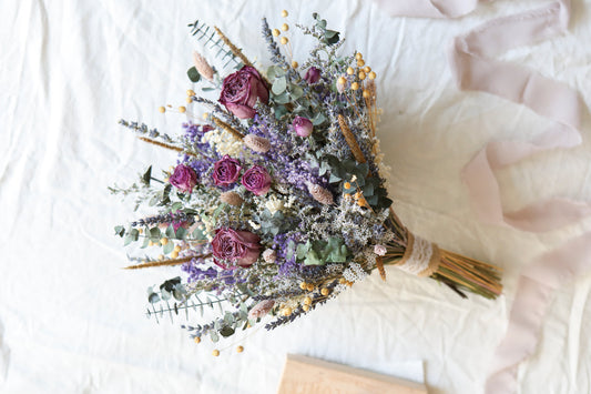 Mauve & Lavender Wedding Bouquet