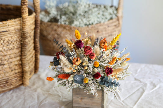 Boho Dried Flowers Centerpiece