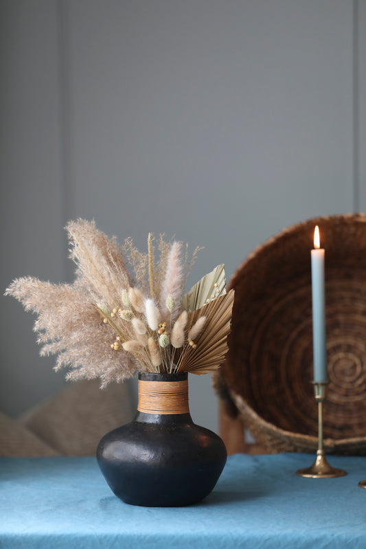 Pampas & Palm Arrangement