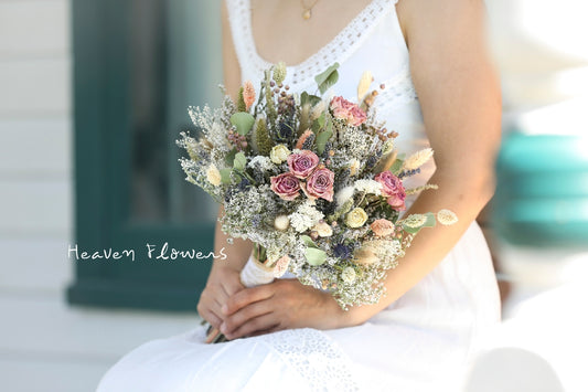 Pink & Eucalyptus Bouquet