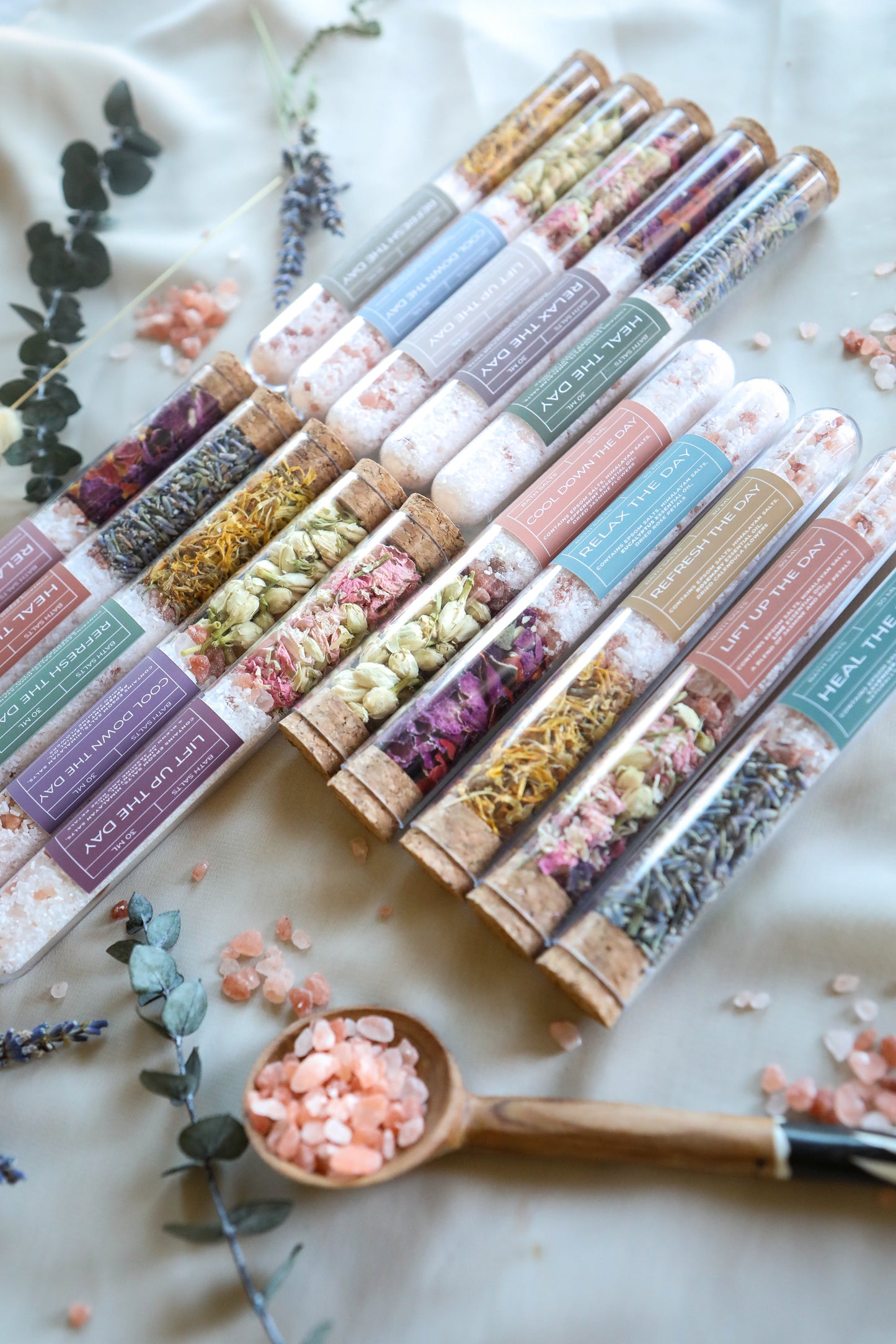 Tube Bath Salt Favors
