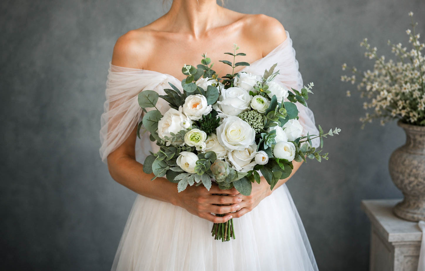 White Ranunculus Bouquet