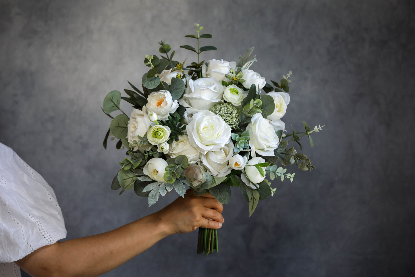 White Ranunculus Bouquet
