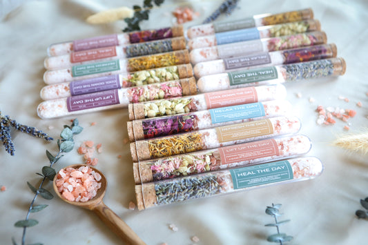 Tube Bath Salt Favors