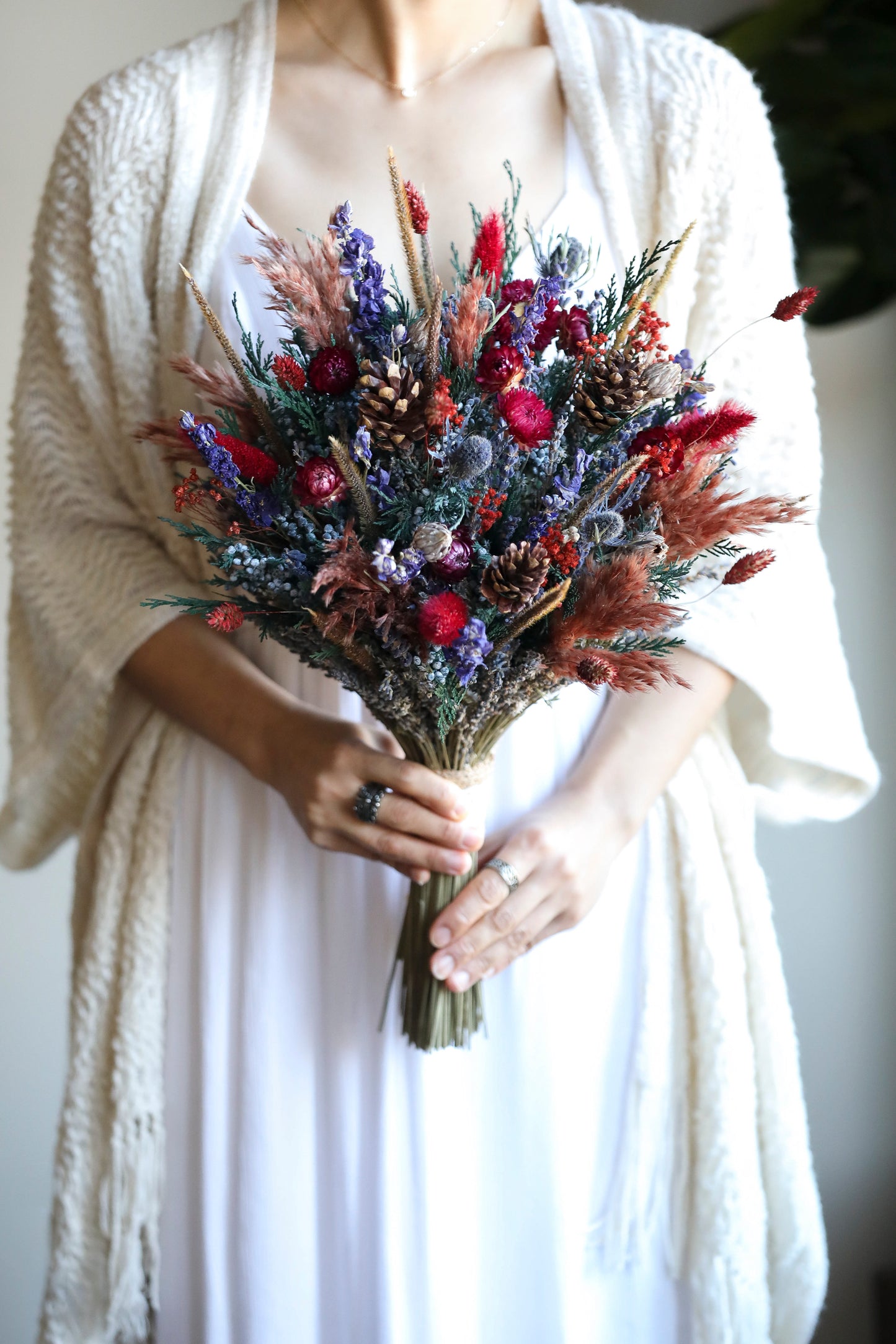 Jewel Burgundy Winter Bouquet