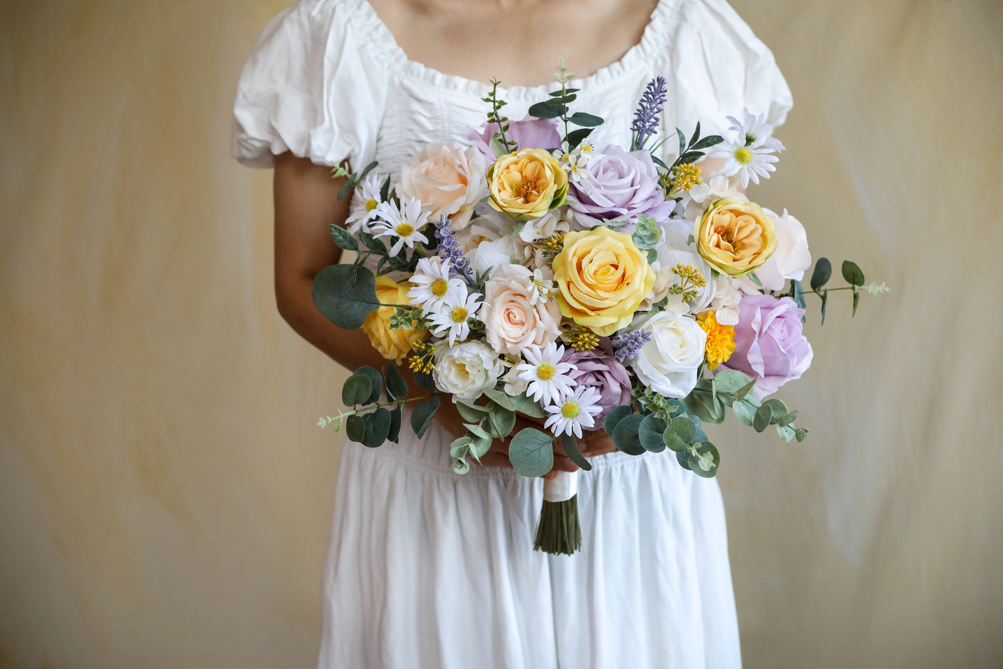 Garden Yellow Lavender Bouquet