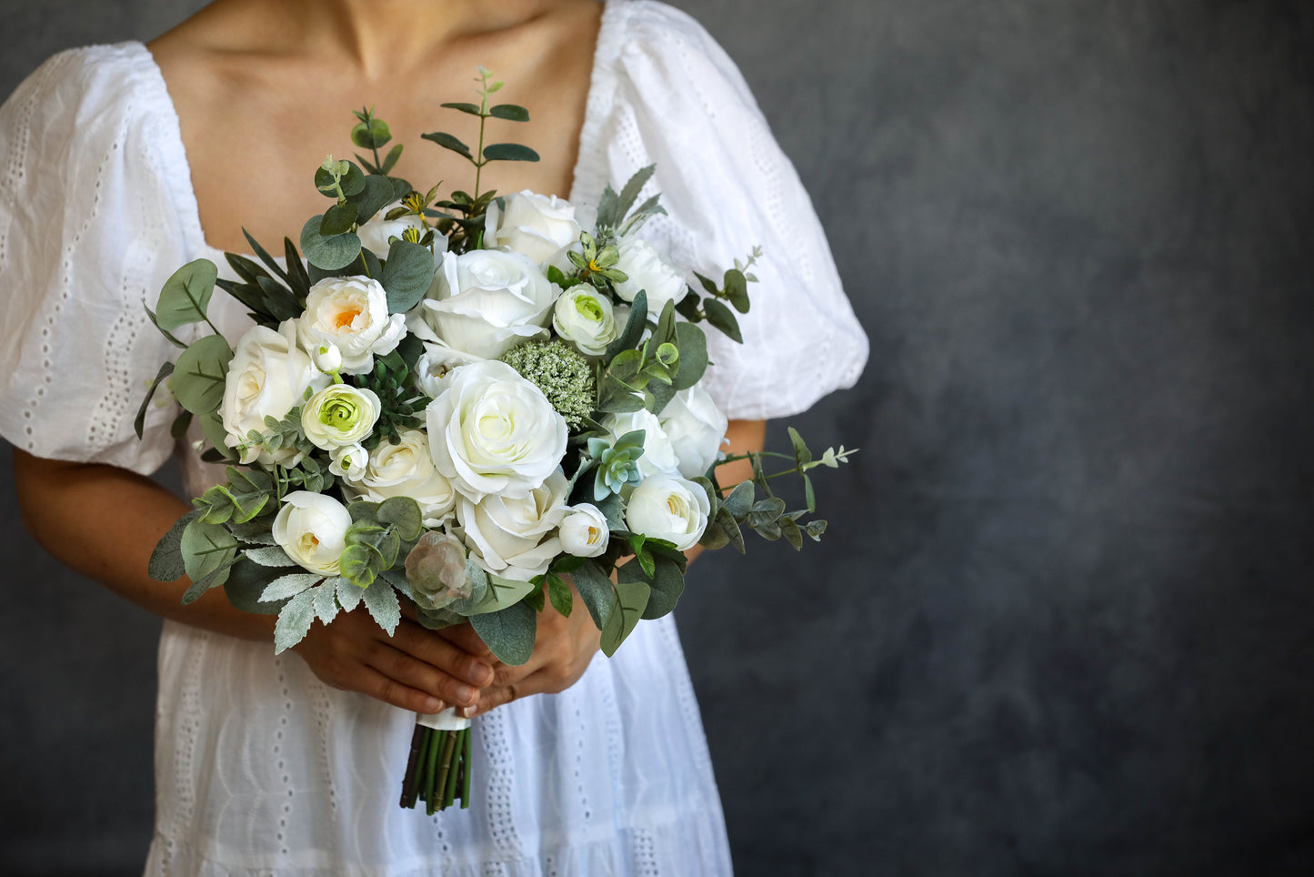 White Ranunculus Bouquet
