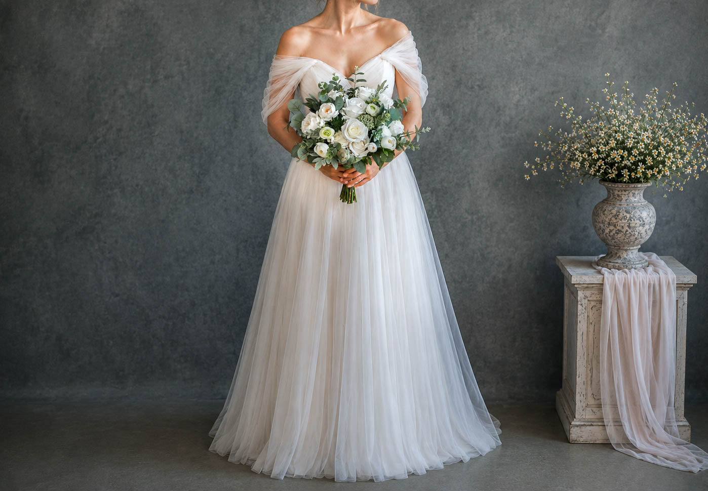 White Ranunculus Bouquet