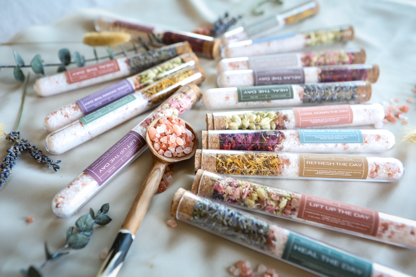 Tube Bath Salt Favors