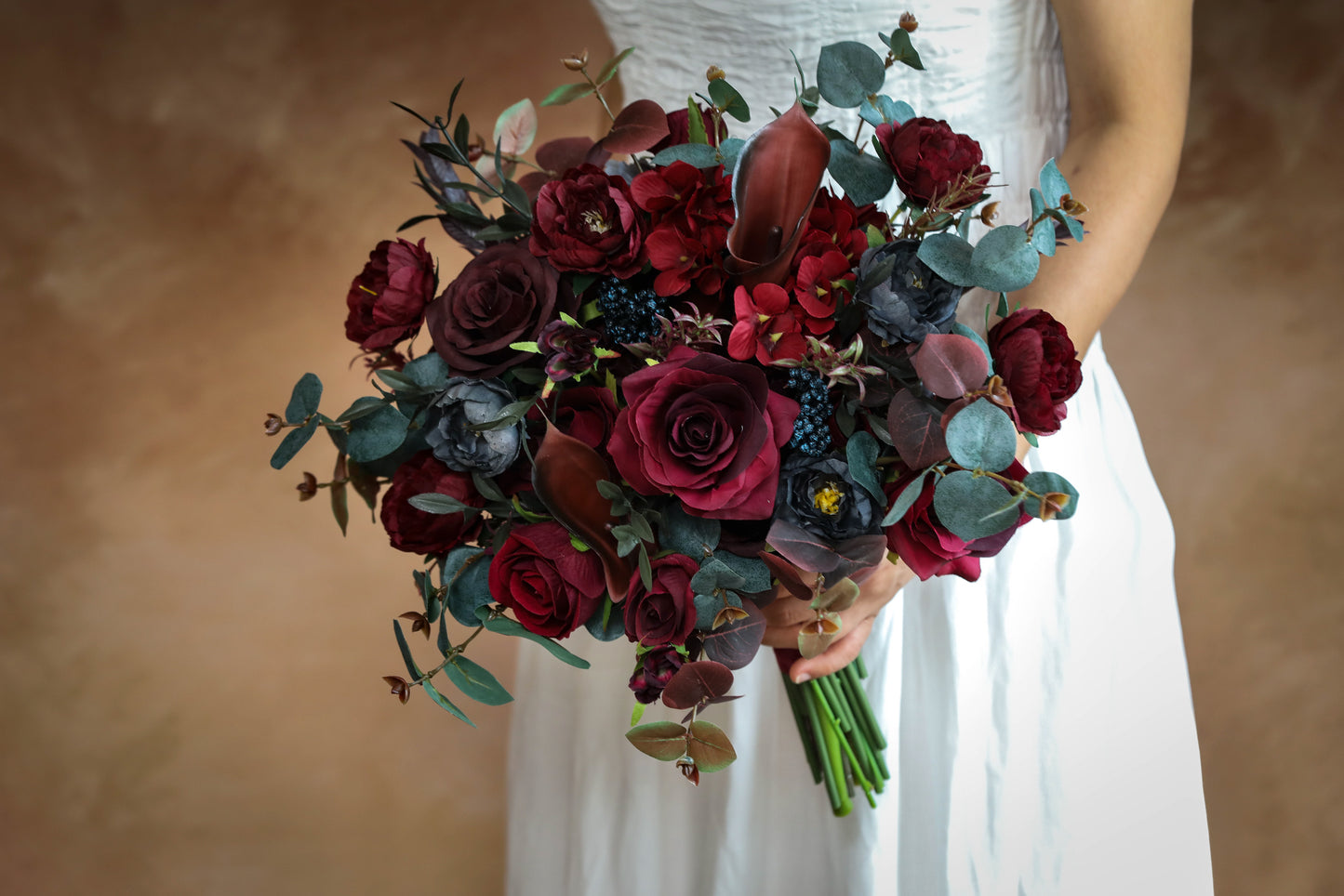 Moody Burgundy Bouquet