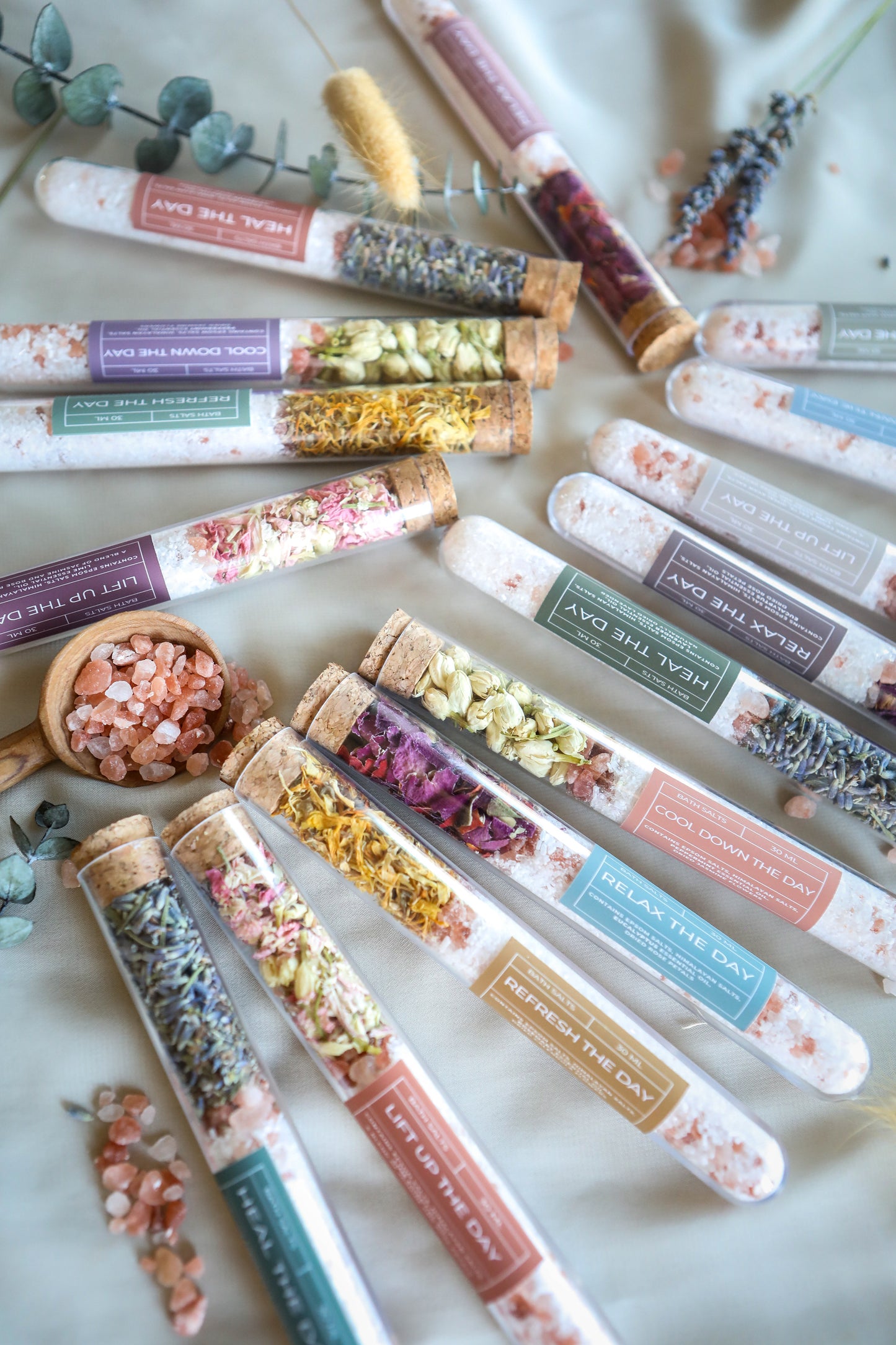 Tube Bath Salt Favors