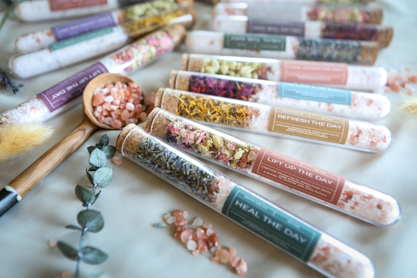 Tube Bath Salt Favors