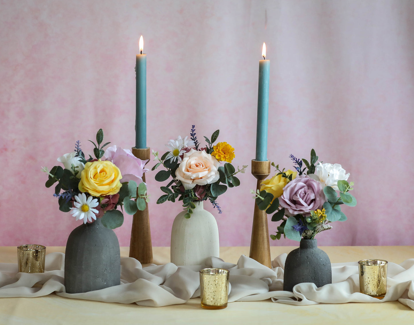 Garden Yellow Lavender Bouquet