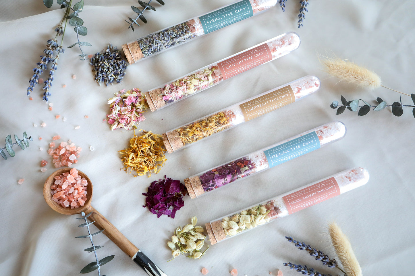 Tube Bath Salt Favors
