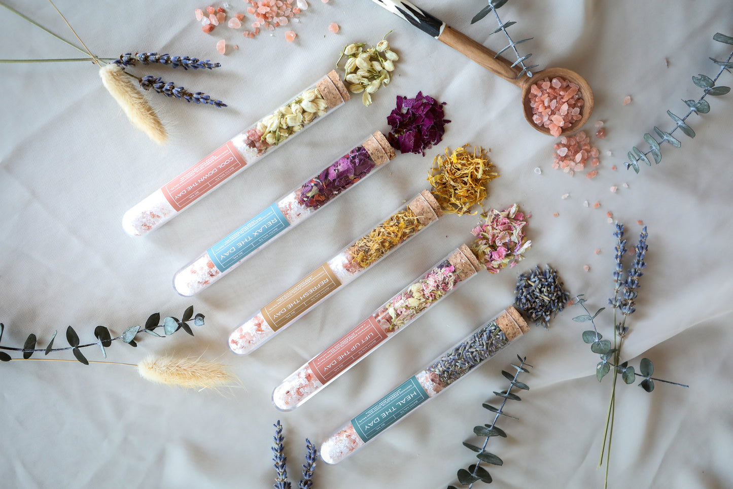 Tube Bath Salt Favors