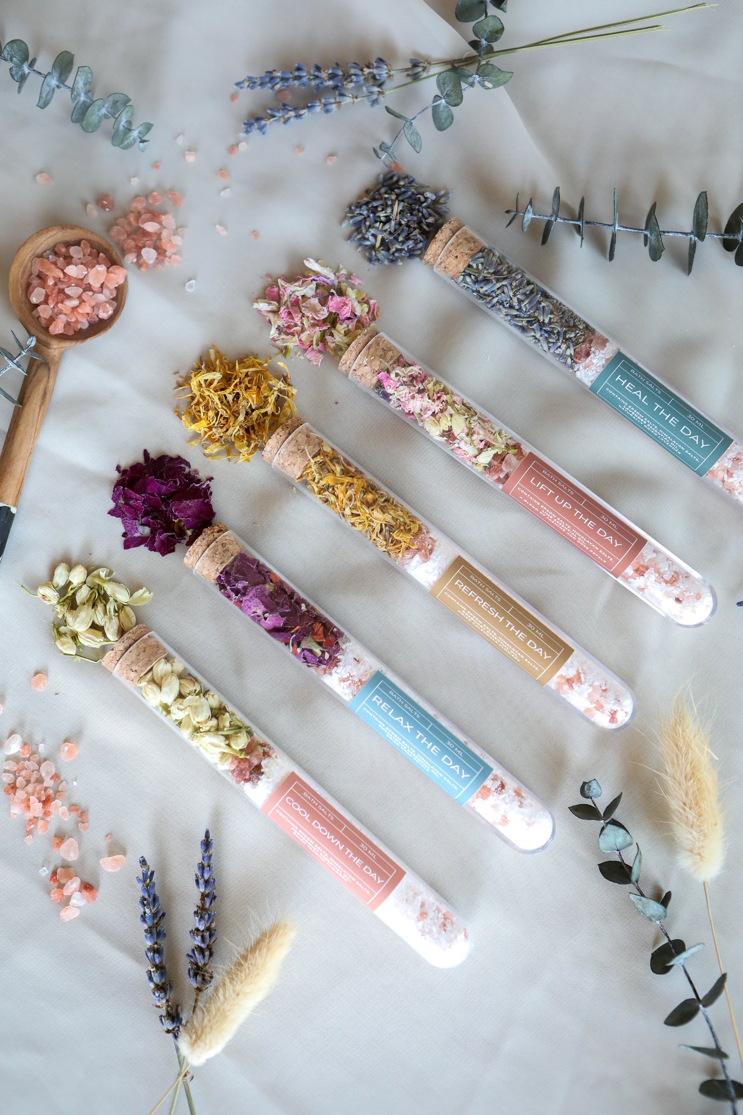 Tube Bath Salt Favors