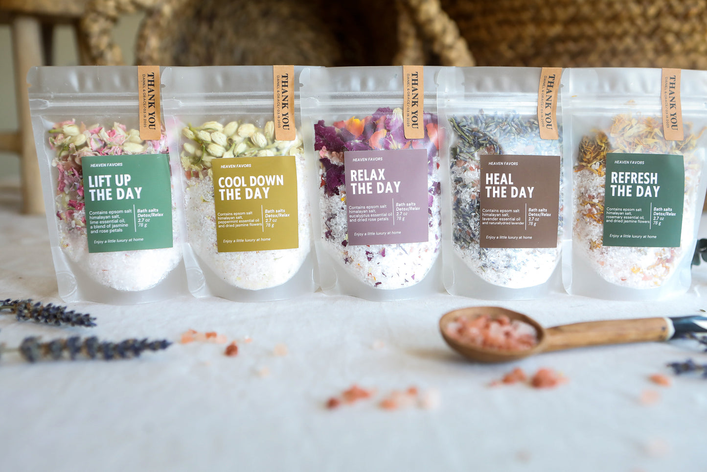 Bath Salt Favors