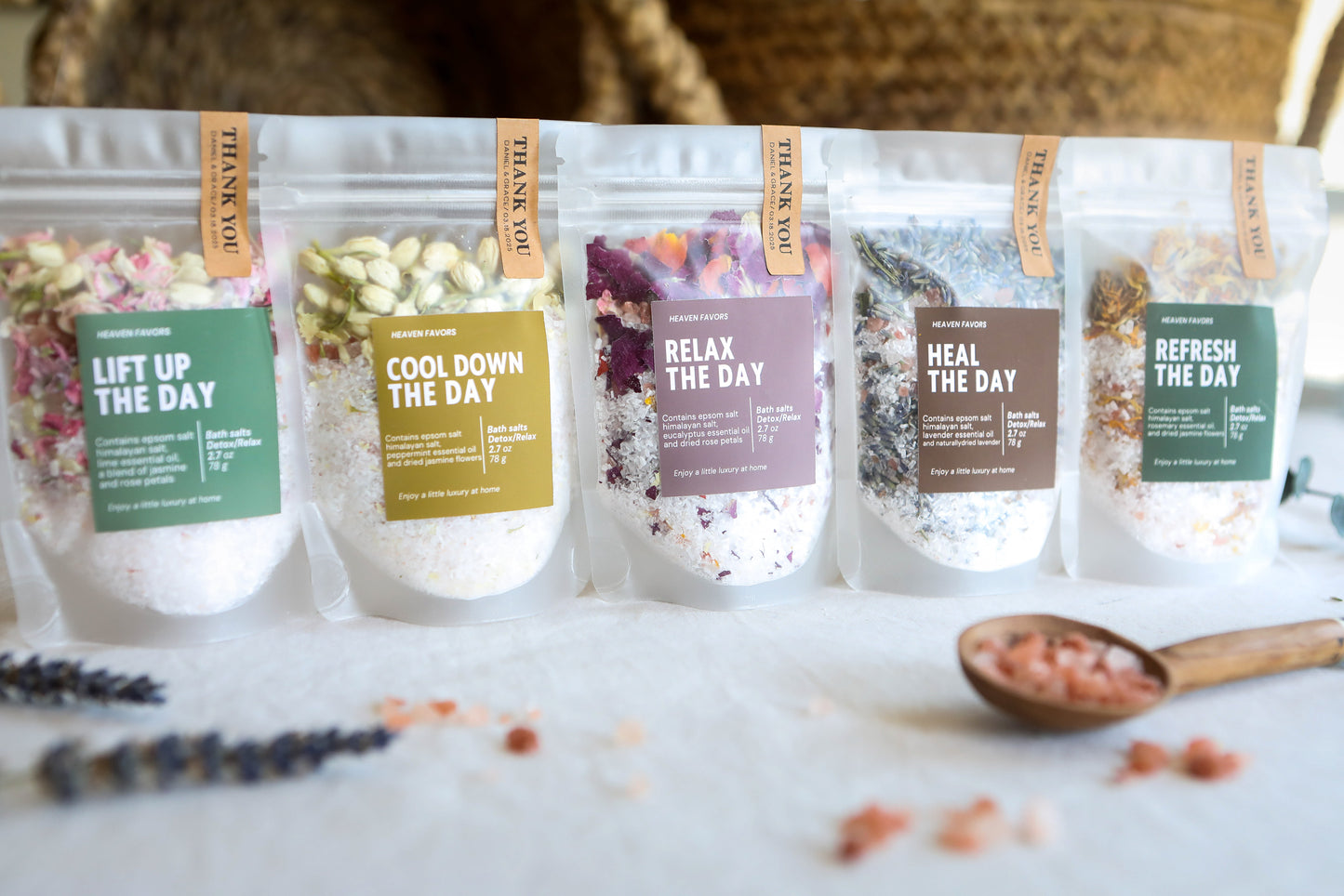 Bath Salt Favors