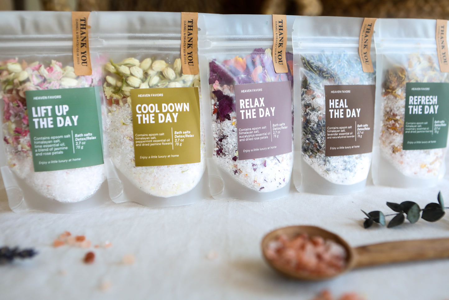 Bath Salt Favors