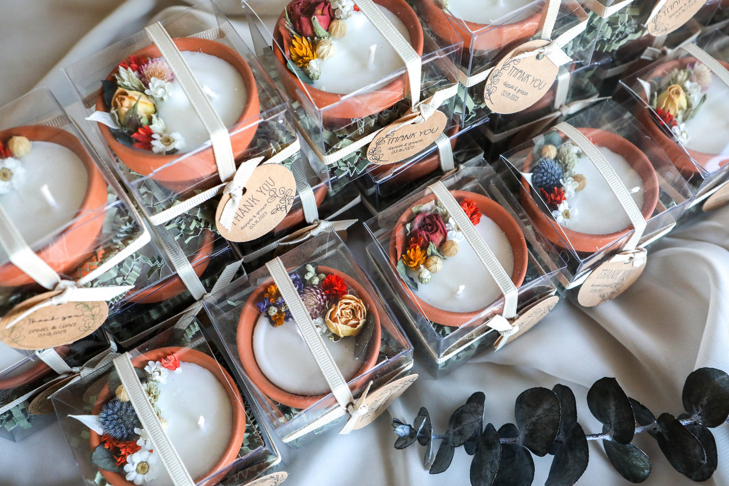 Flower Candle favors