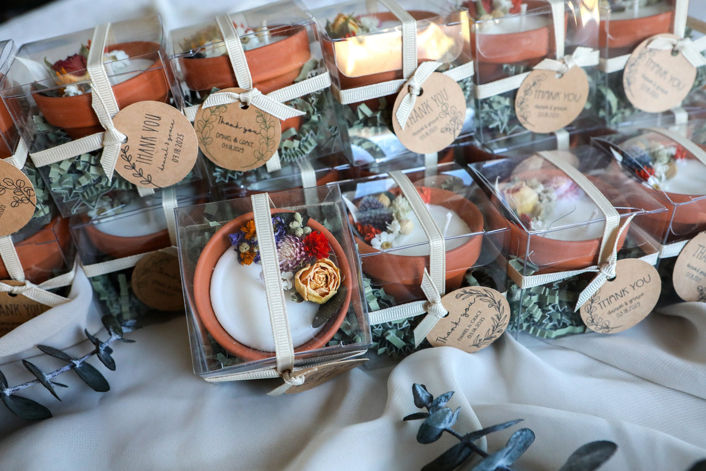 Flower Candle favors