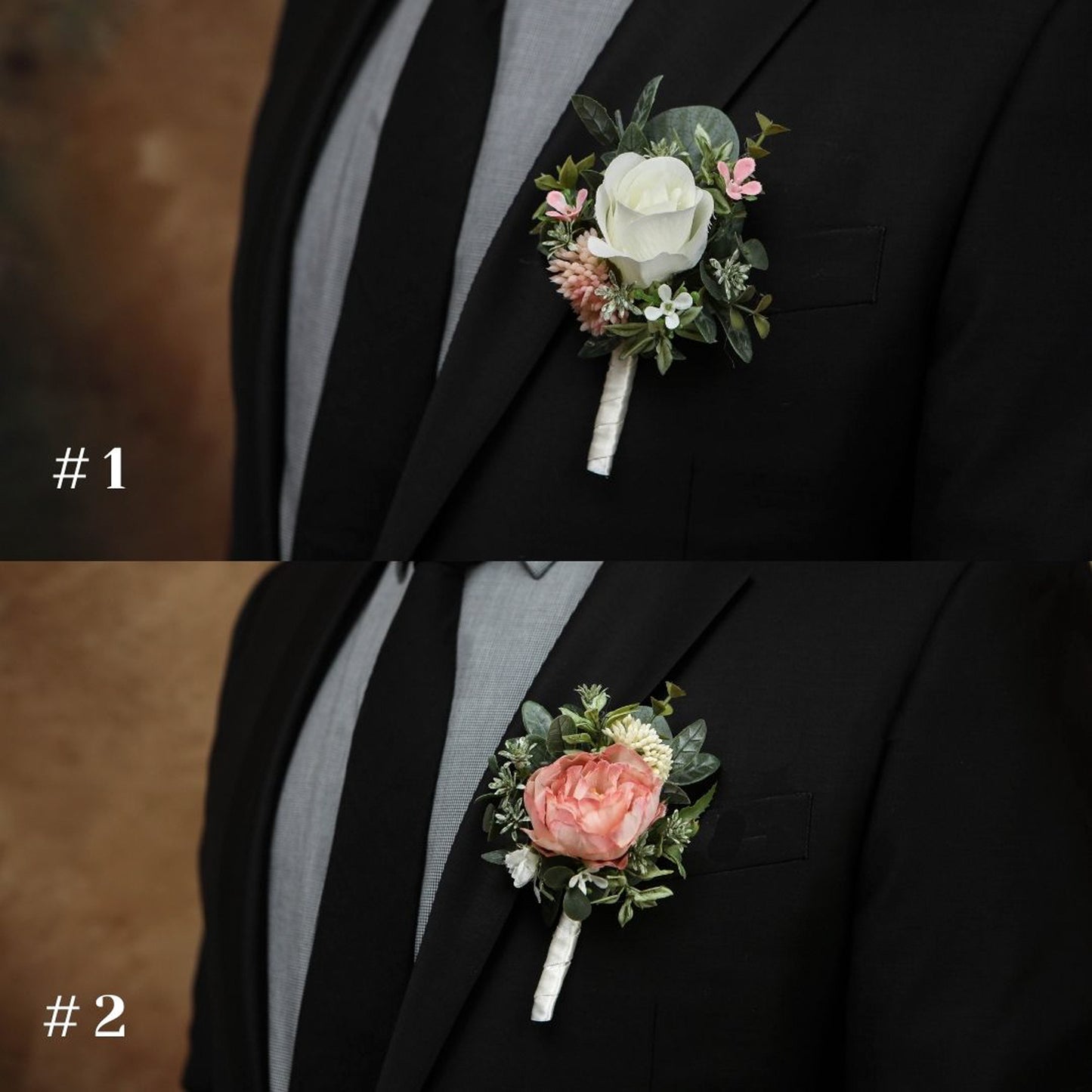 Dusty Pink Rose Bouquet