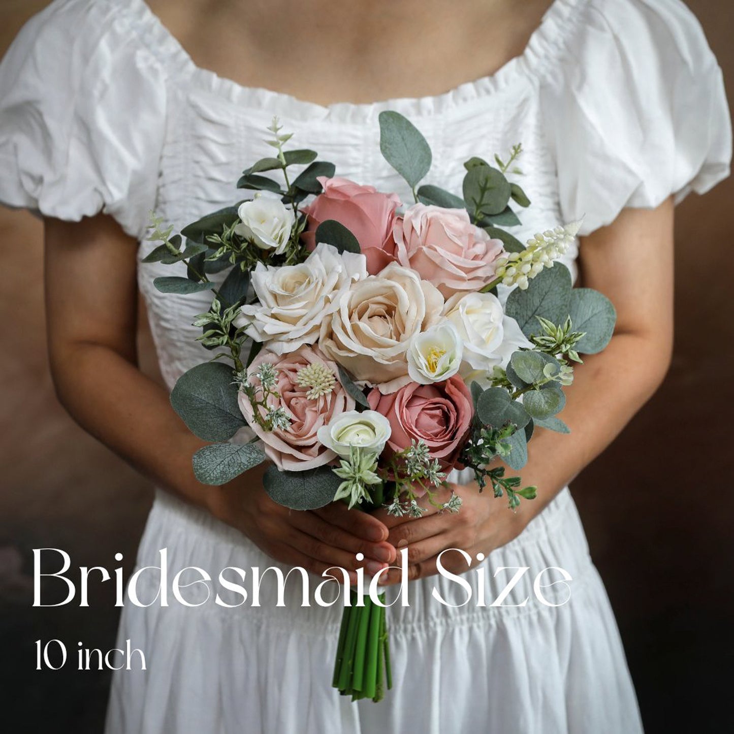 Dusty Pink Rose Bouquet