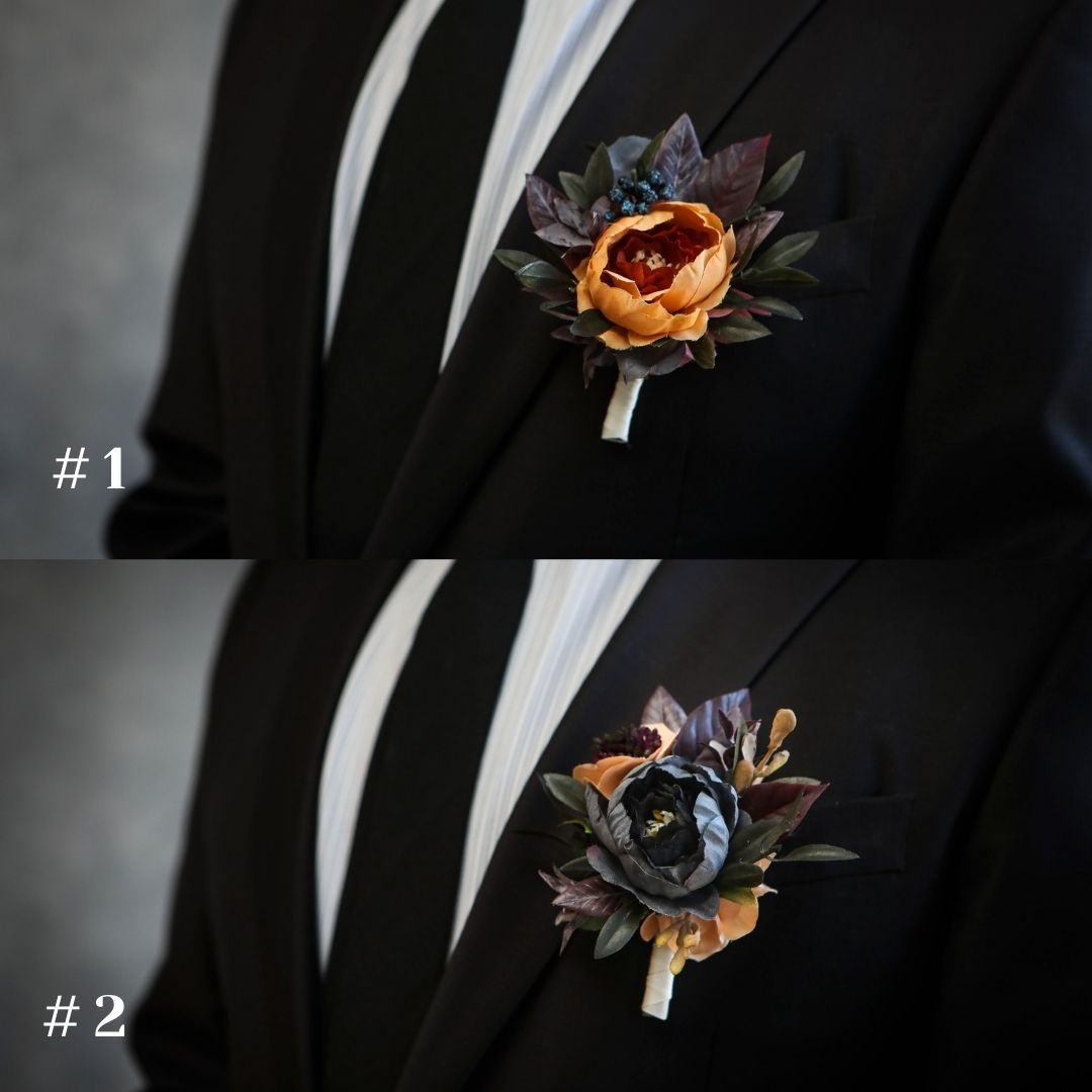 Dark Purple Terracotta Bouquet