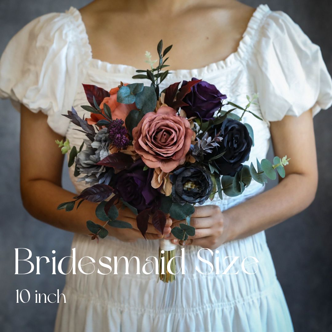 Dark Purple Terracotta Bouquet