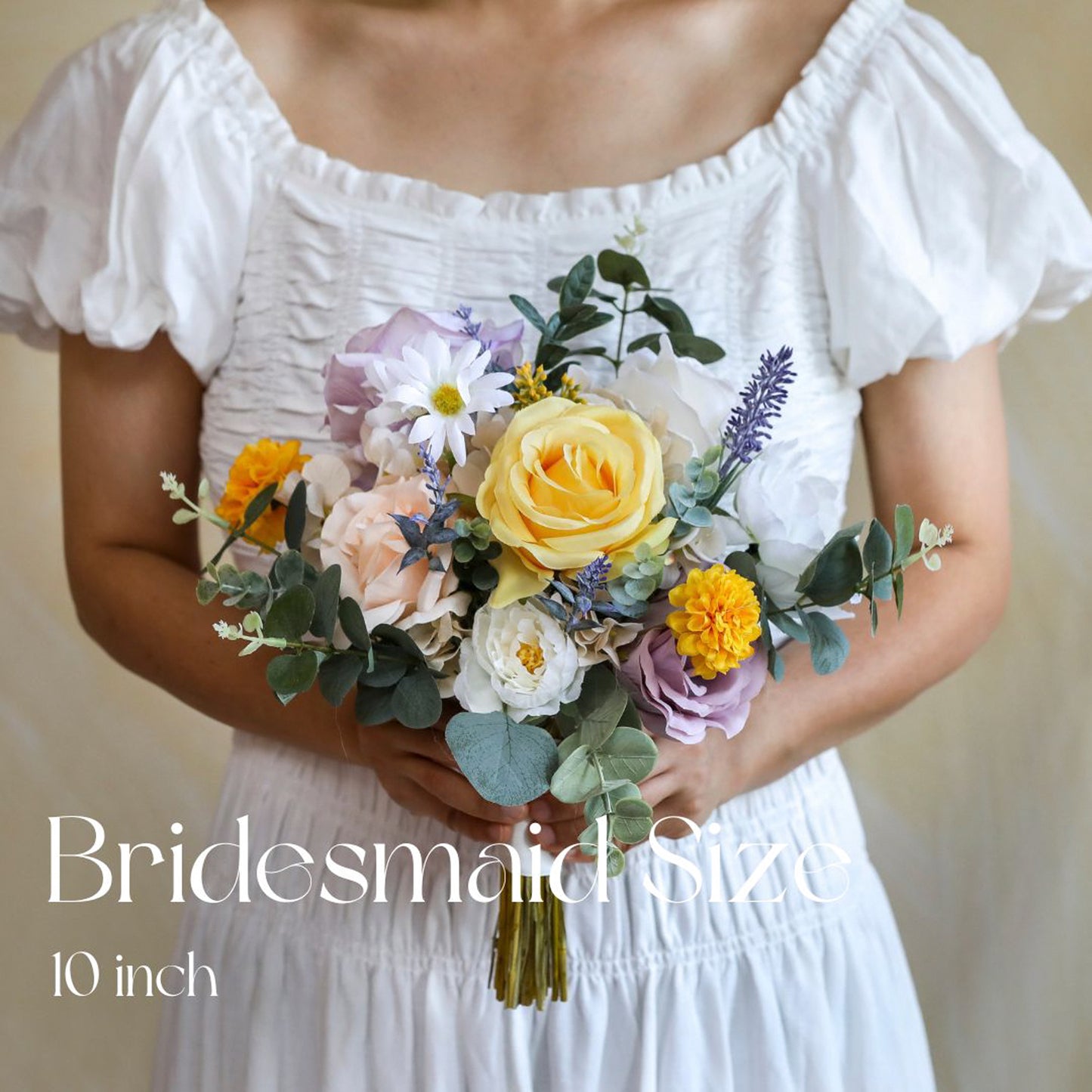 Garden Yellow Lavender Bouquet