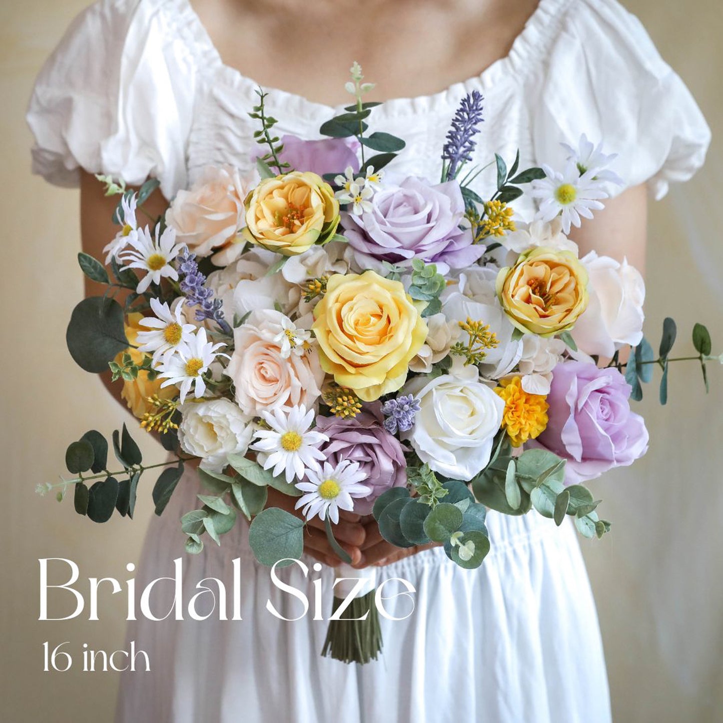 Garden Yellow Lavender Bouquet