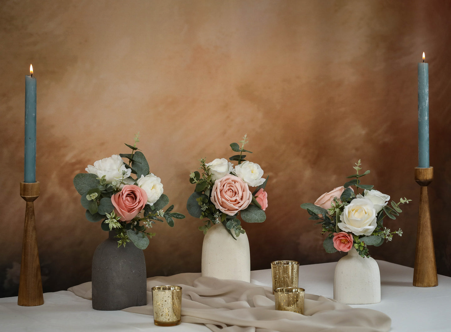 Dusty Pink Rose Bouquet